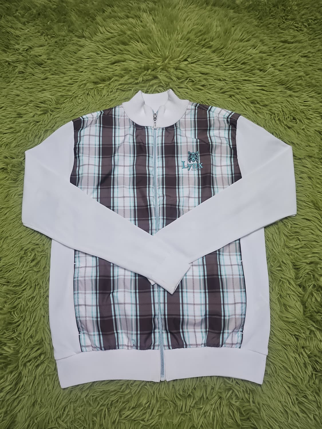 [Lynx] 링스 골프 여성 체크 집업 재킷 (95) 상품이미지1