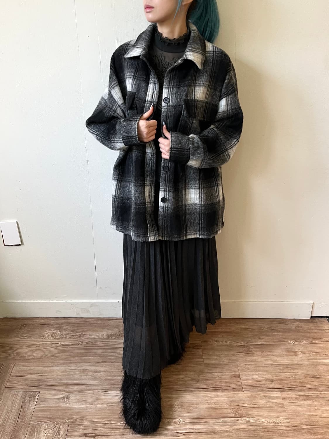 JEANASIS 아웃포켓 울 자켓 상품이미지4