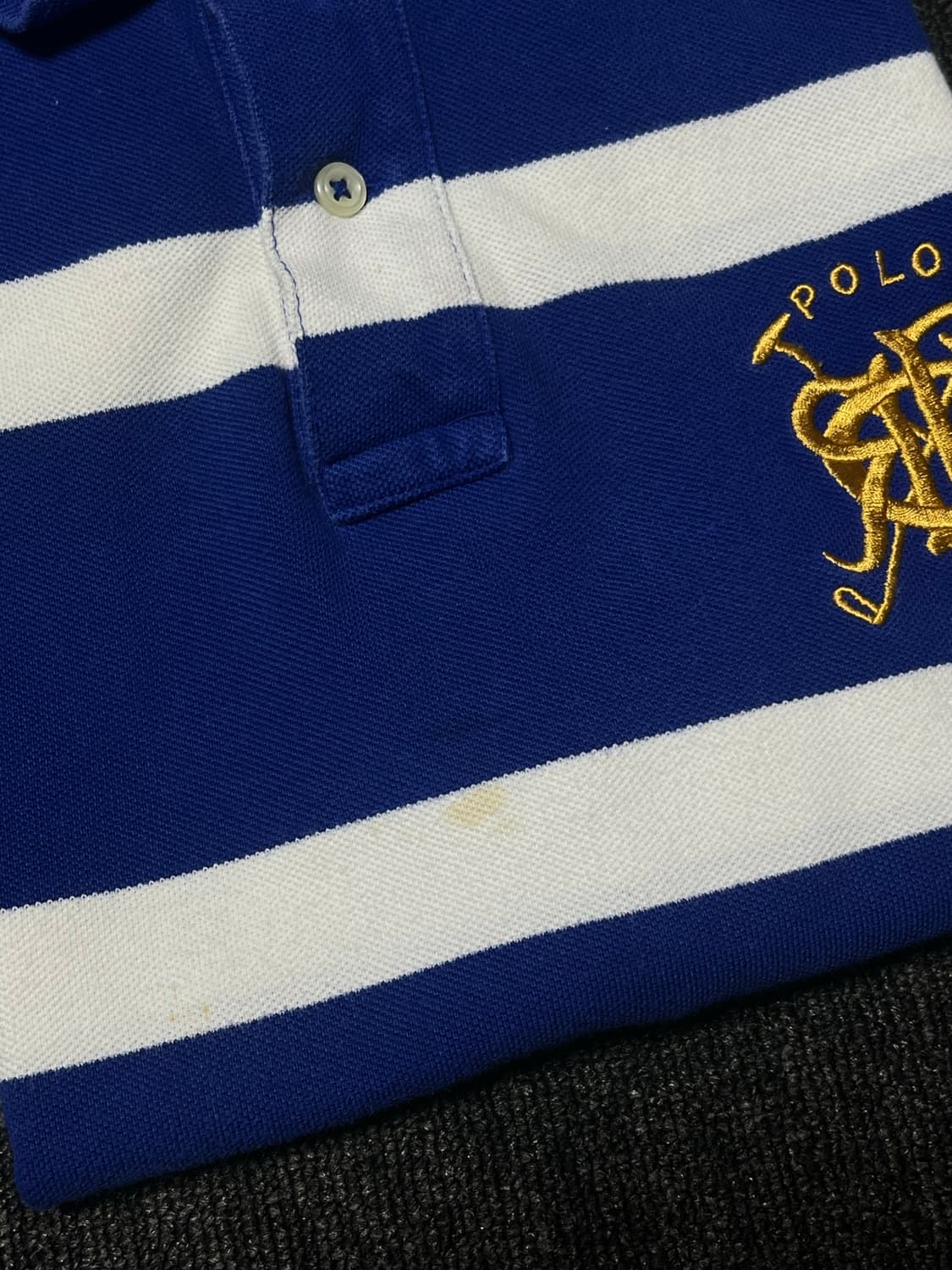 Polo Ralph Lauren Crest Striped Polo Shi 상품이미지4