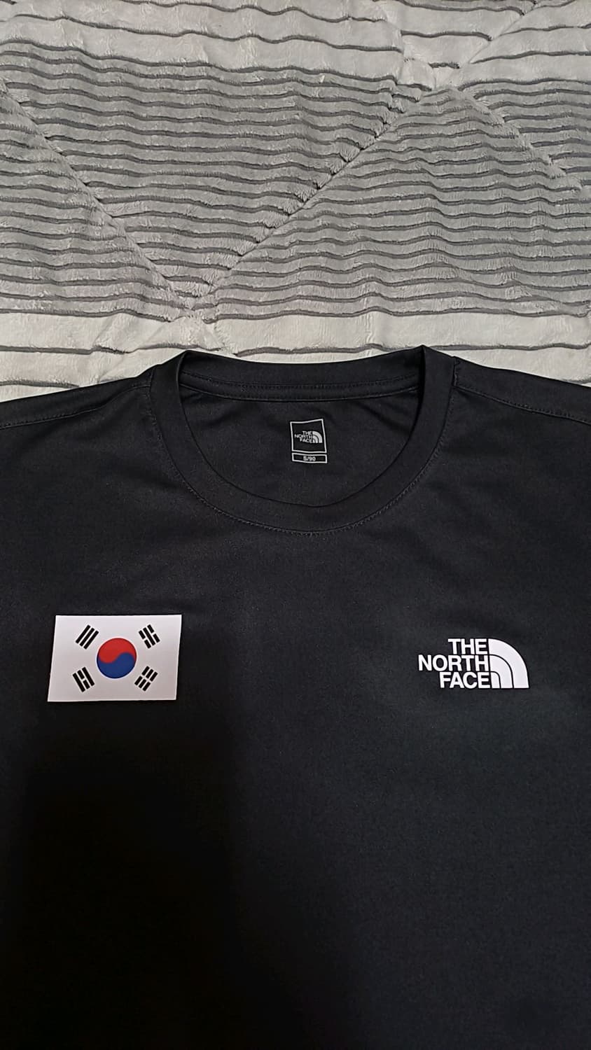 노스페이스 대한민국 기능성티 실측95 가슴49 기장67 상품이미지3
