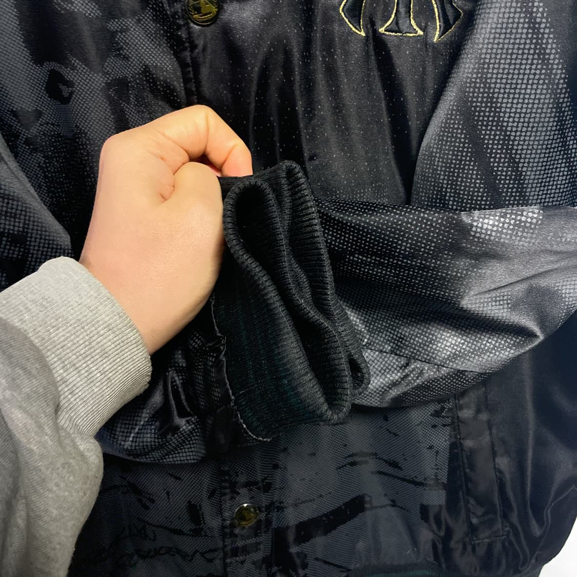 MLB 뉴욕 양키스 블랙 패턴 야구 점퍼 스타디움 점퍼 상품이미지5