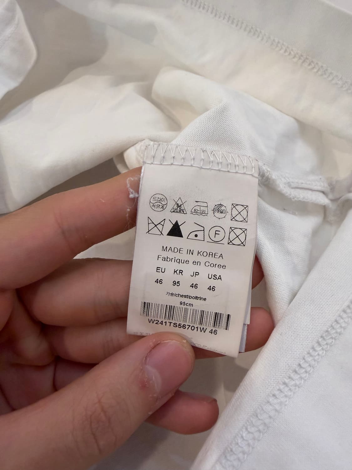 정품) 우영미 플라워 반팔 티셔츠 상품이미지8