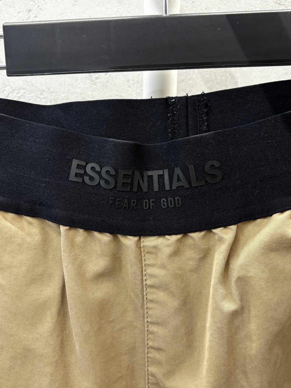 피어 오브 갓 베이지 로고 밴딩 팬츠 M 상품이미지4