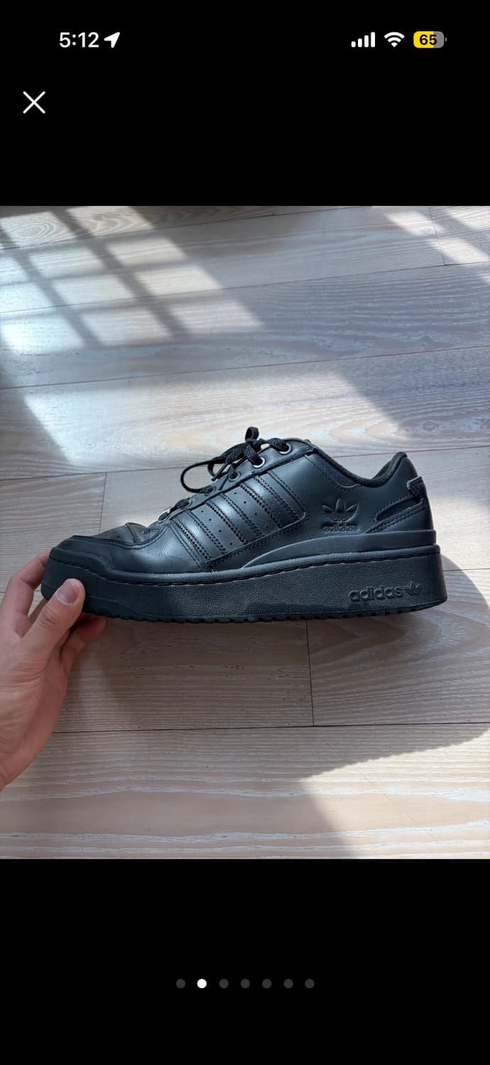 에어포스맛 아디다스 포럼 265 블랙 상품이미지2