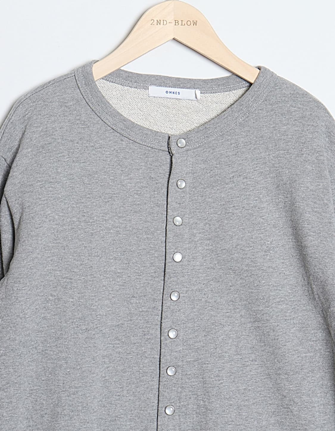 OMNES Sweat Snap Cardigan 상품이미지3