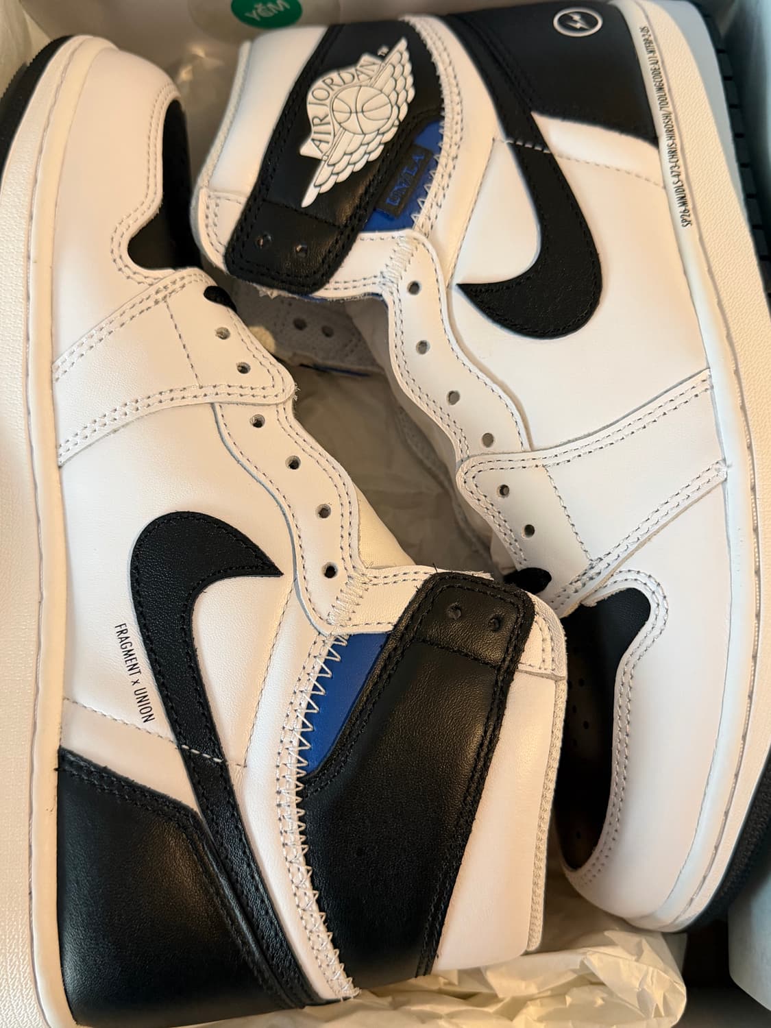 조던 X 프라그먼트 X 유니온 LA 하이 OG 상품이미지2