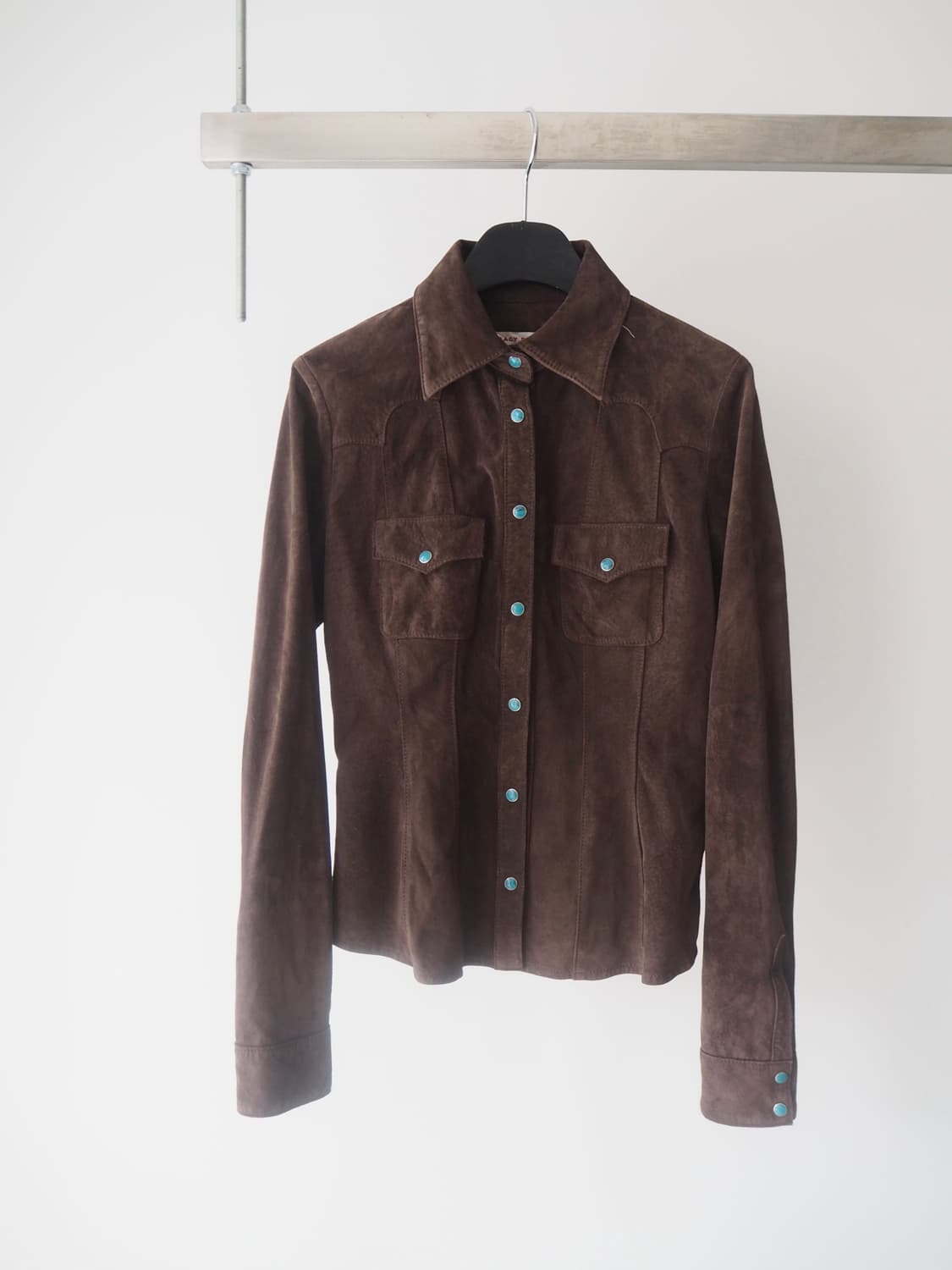 RACY RADIANT suede western shirt  상품이미지1