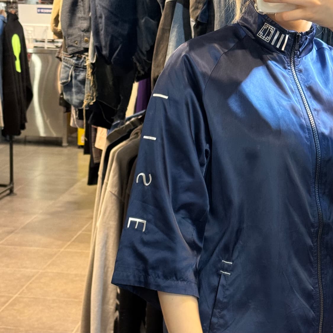 [NO.9] vtg 새틴 트랙 자켓 상품이미지3