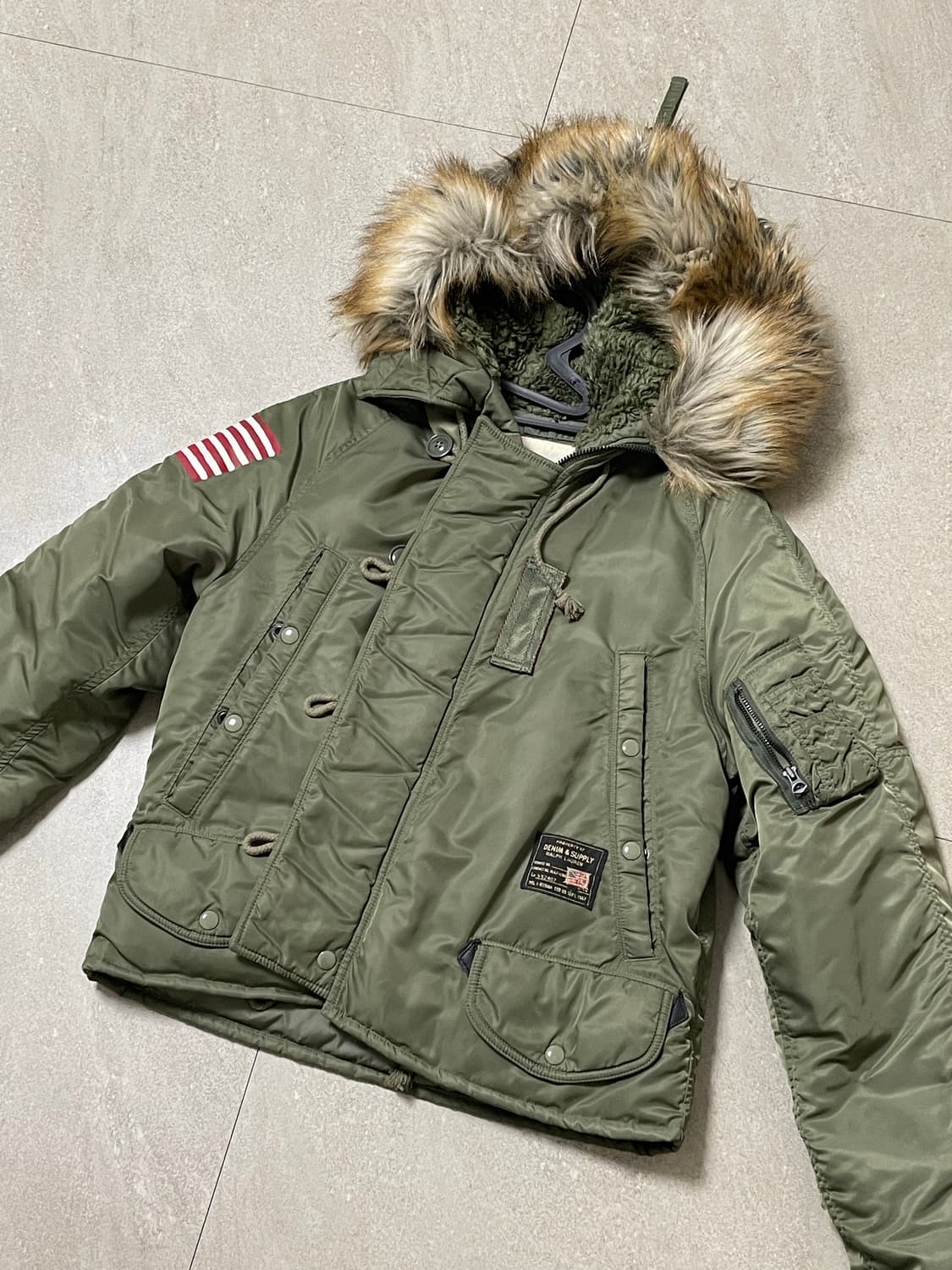 폴로 앤서플라이N3B 야상패딩 상품이미지1