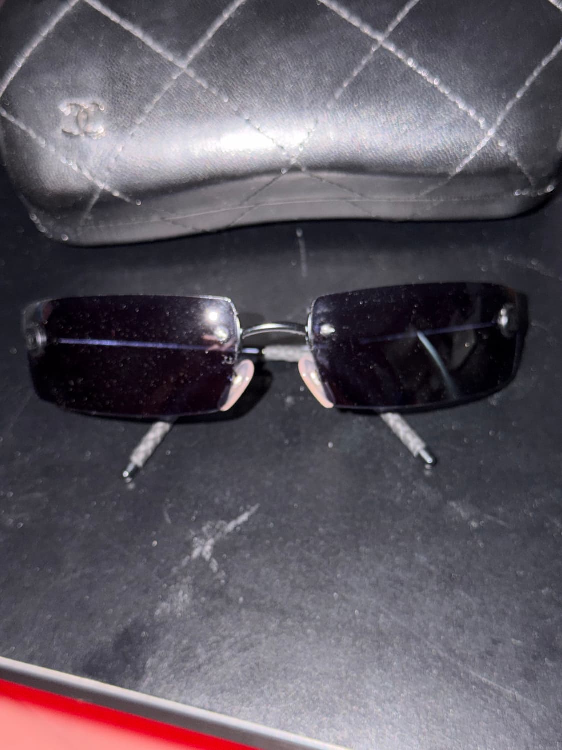 CHANEL Y2K rimless sunglasses 상품이미지2