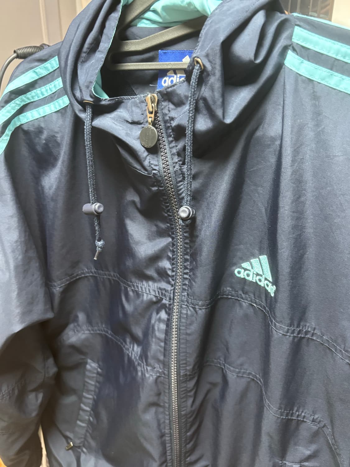 아디다스 90s 네이비 민트 져지 팔아요 상품이미지3