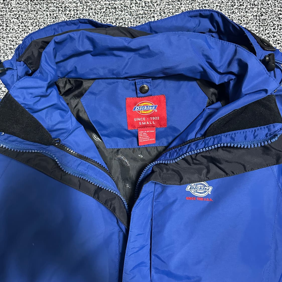 (100추천) 디키즈 블루 후드 바람막이 점퍼 상품이미지2