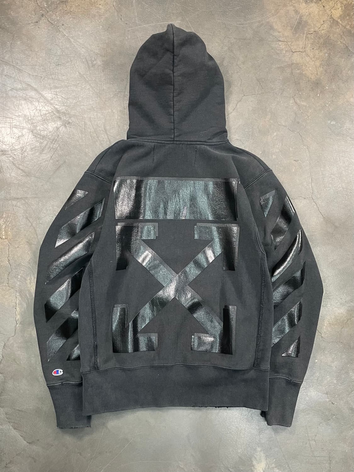 오프화이트 X 챔피온 스웻후드 상품이미지1