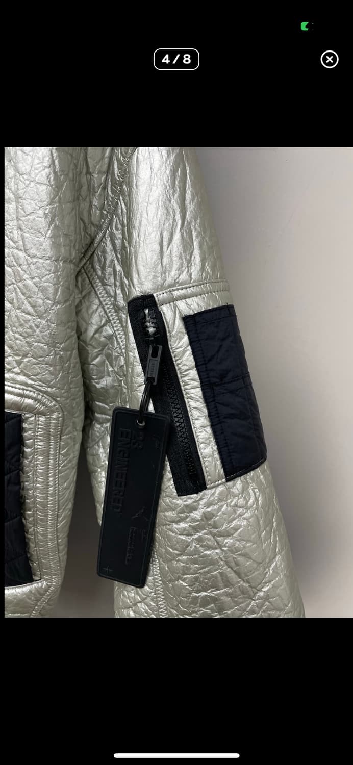 나이키 조던 23 엔지니어드 MA-1 메탈릭 실버 항공자켓 A2858 상품이미지4