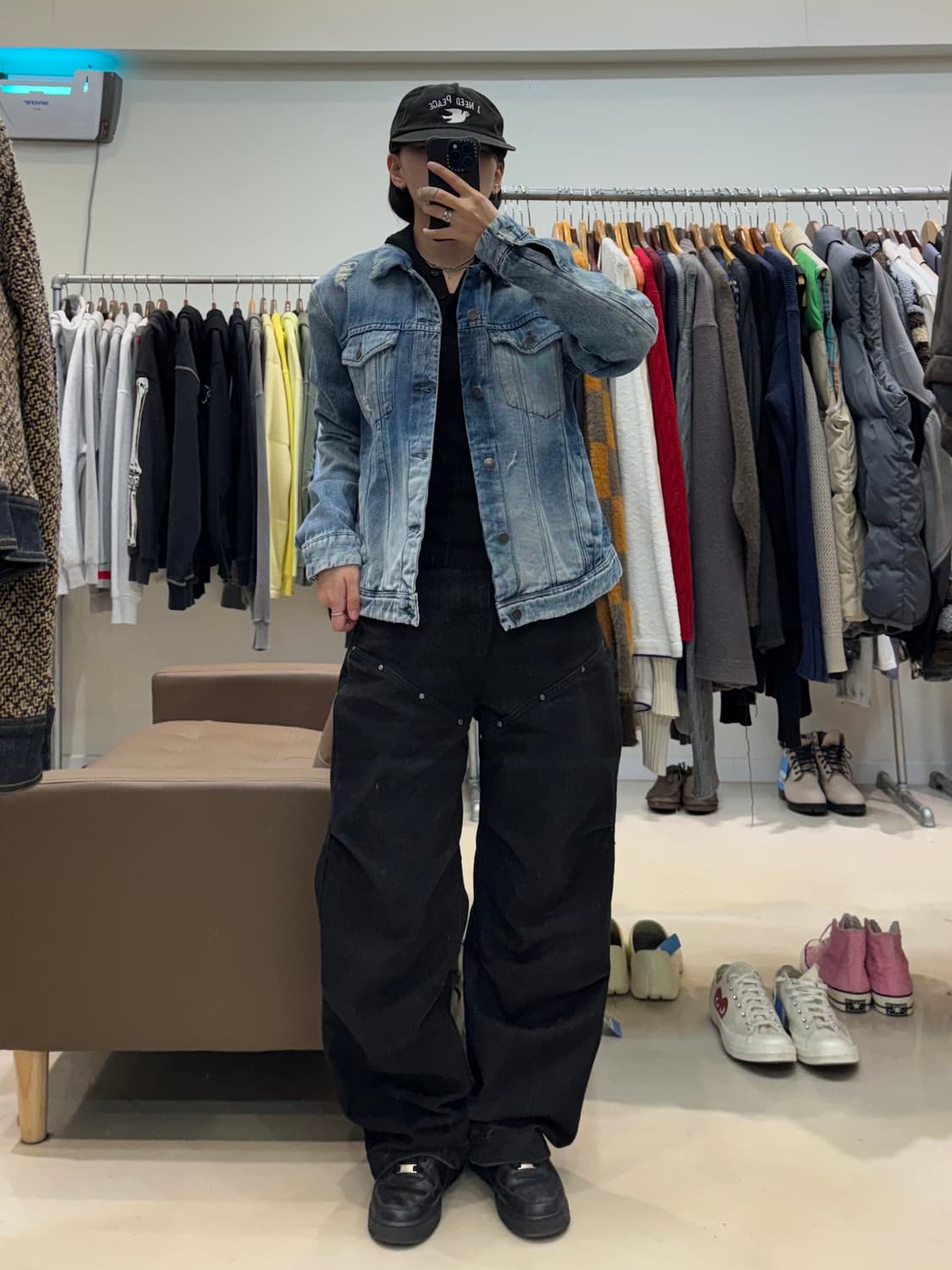 캘빈클라인진스 페이딩 데미지 청자켓 상품이미지5