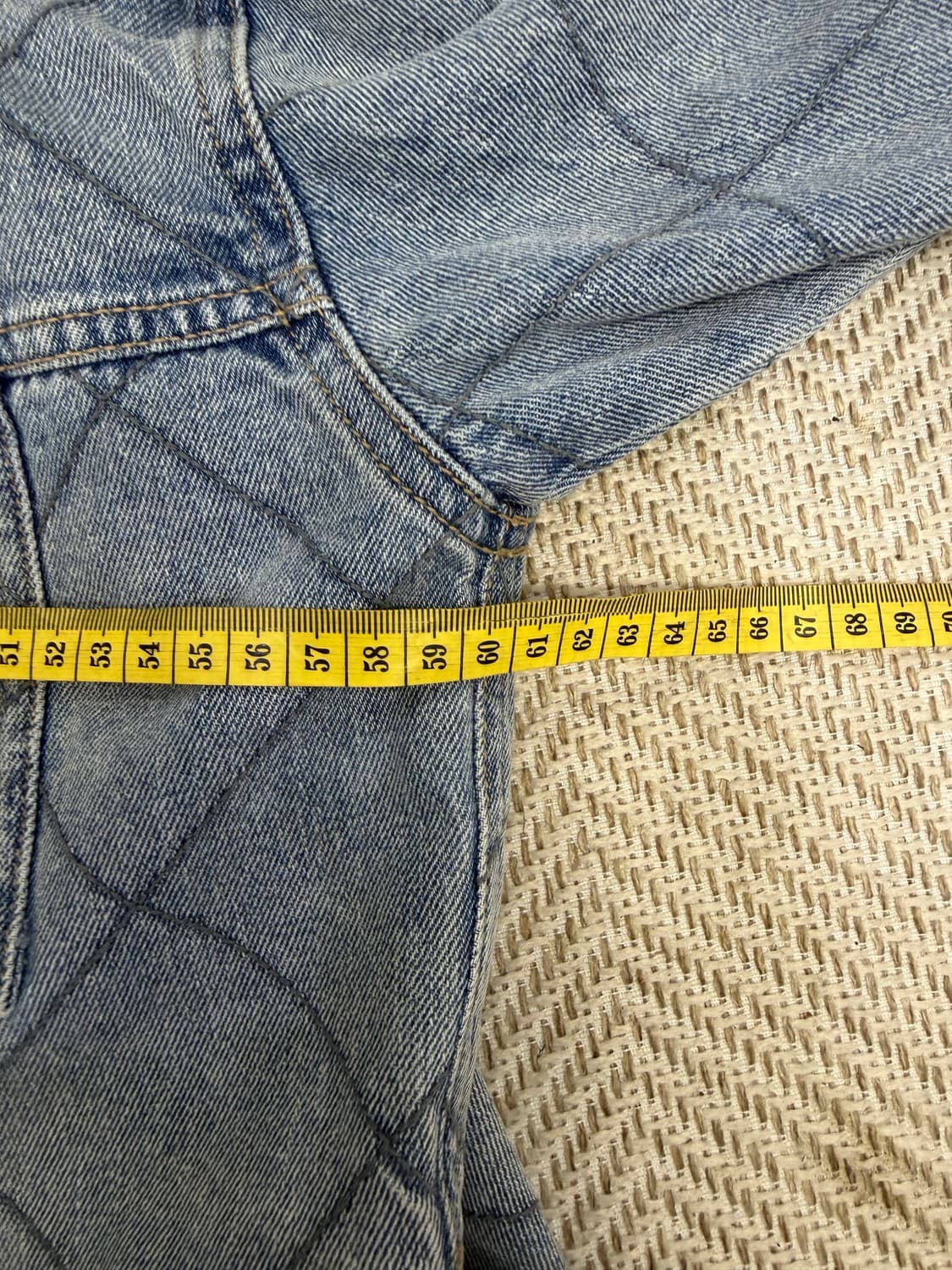 정품) SYSTEM 시스템 한섬 21ss 오버핏 데님 자켓 82 상품이미지9