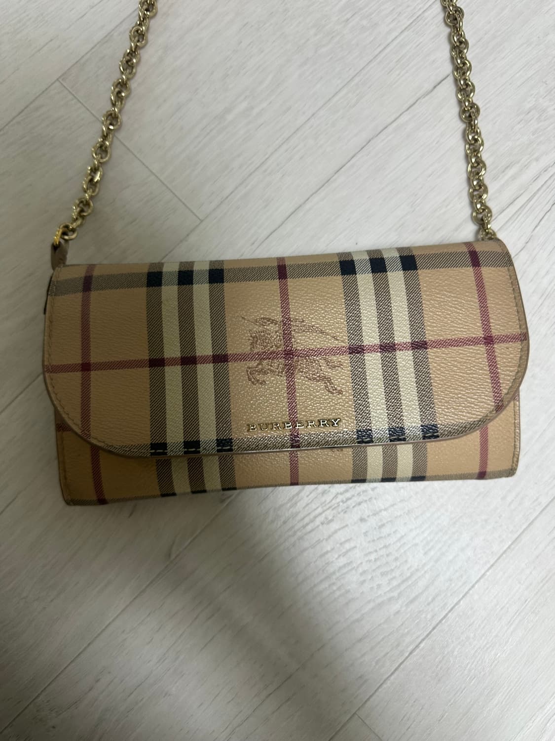 버버리 크로스 백 장지갑(베이지) 상품이미지2