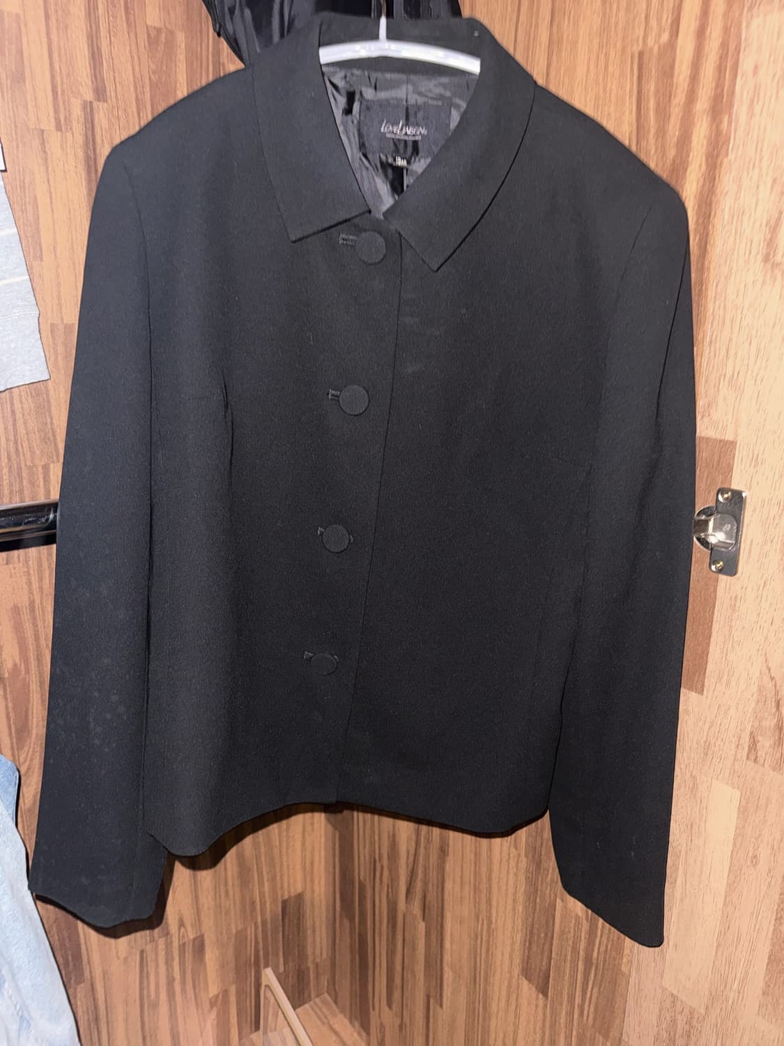 일본 빈티지 카라 버클 프레피 블레이저 자켓 상품이미지1