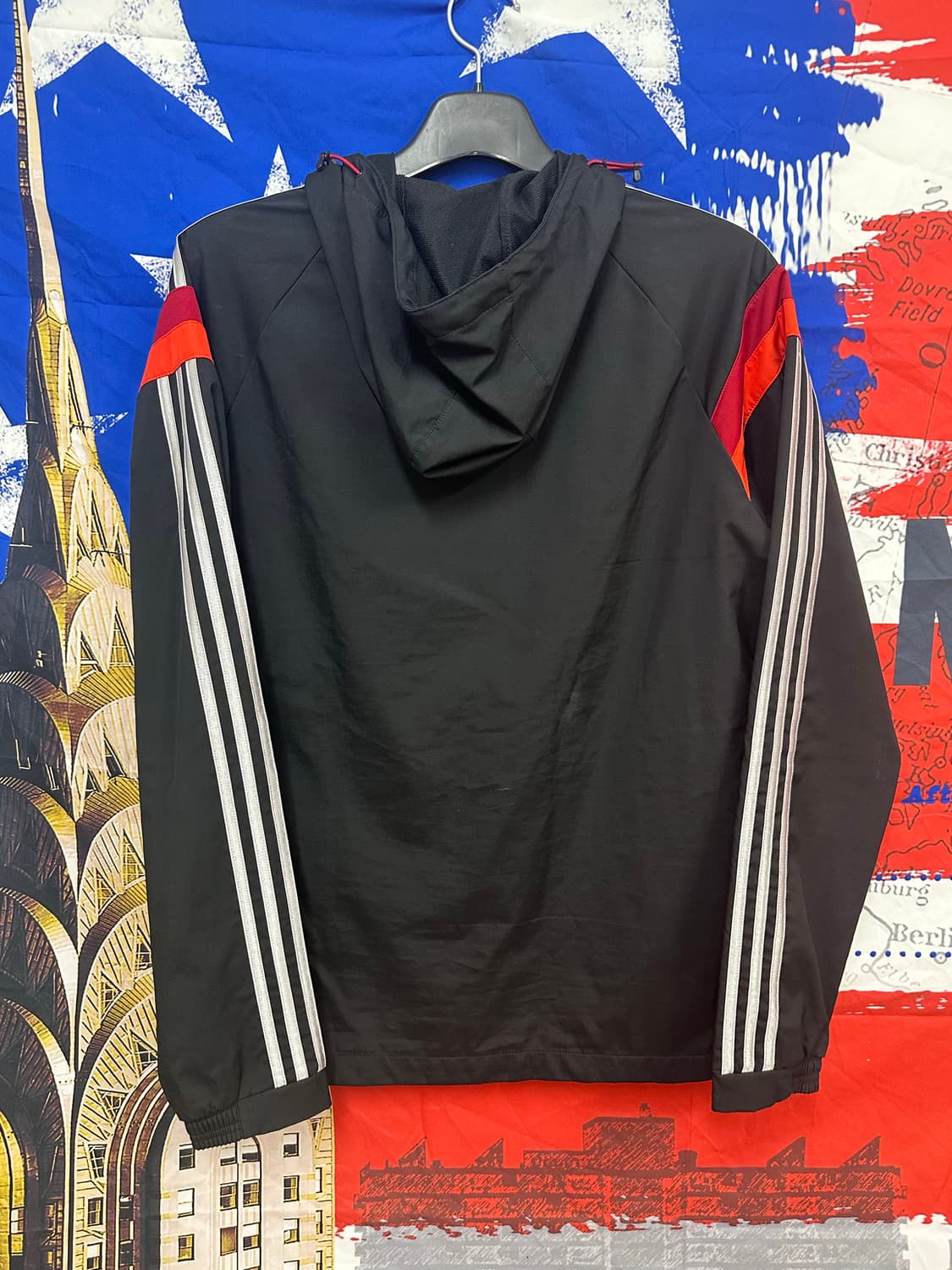 아디다스 올드스쿨 독일 오버핏 바람막이 XL105 상품이미지6