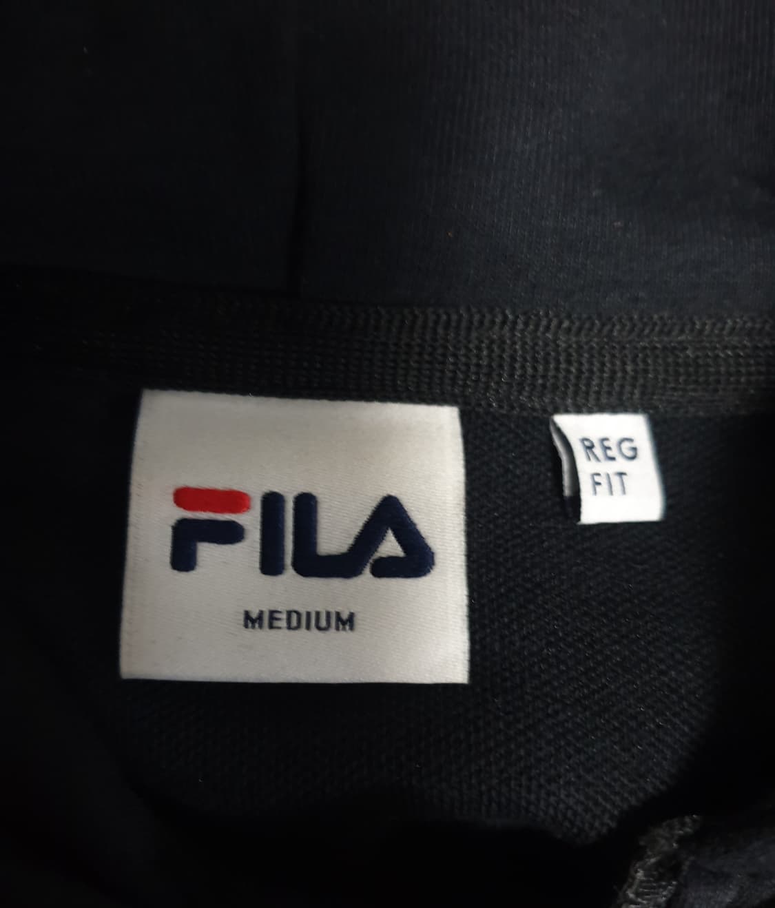 FILA 레그핏 후드집업자켓 블랙 (M) 상품이미지3