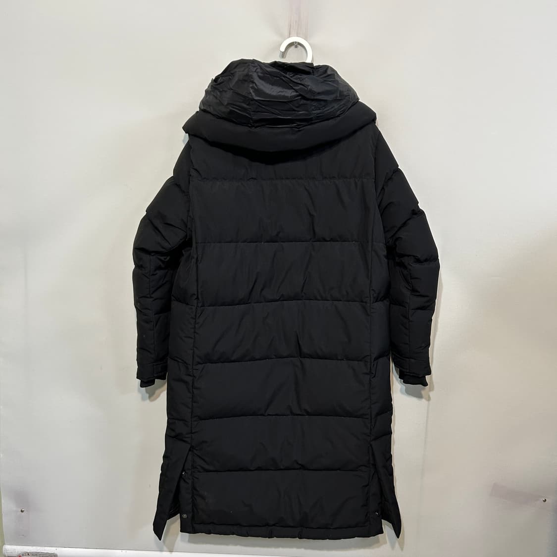 코오롱 여성 구스다운 롱패딩 90 블랙 상품이미지2