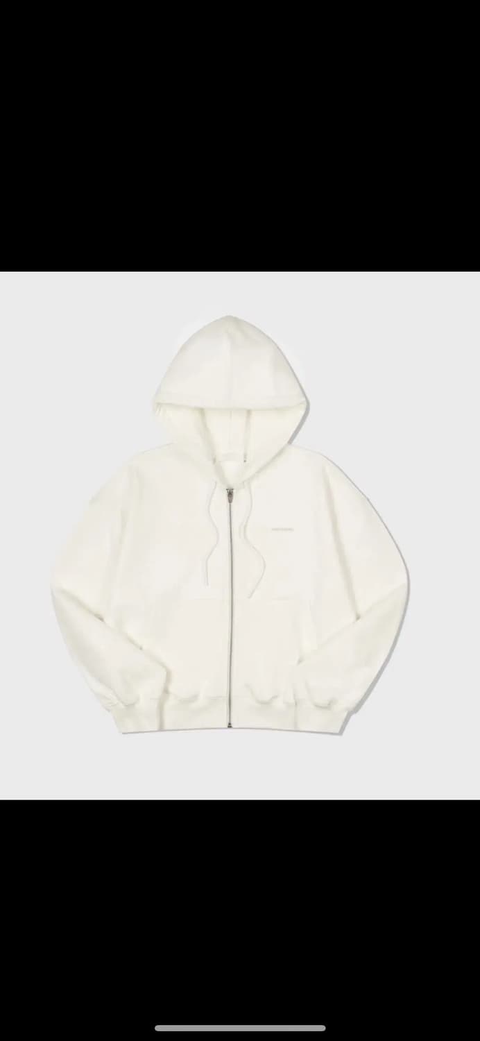 로우클래식 집업 후디 화이트 S 사이즈 새상품 LC233 상품이미지1