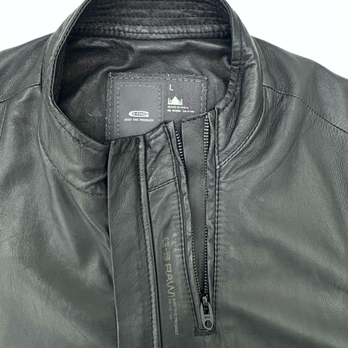 G-Star raw 레더 집 포켓 자켓 상품이미지2