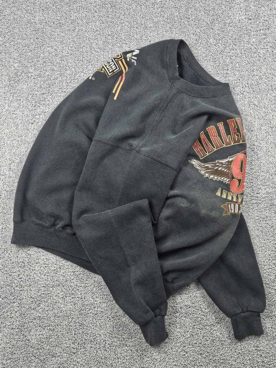 90's USA 할리데이비슨 90주년 맨투맨 ( XL )/ 10241 상품이미지3