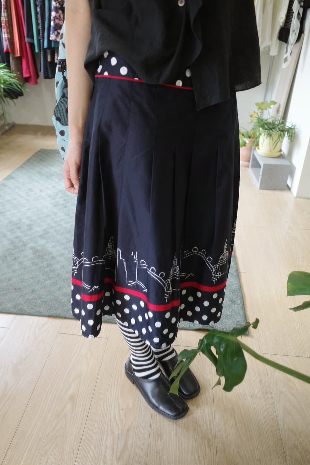 dot sketch skirt 상품이미지6