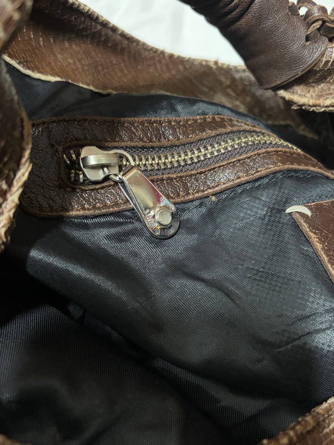 (Archive) 마르지엘라 브라운 가죽 숄더백 상품이미지4