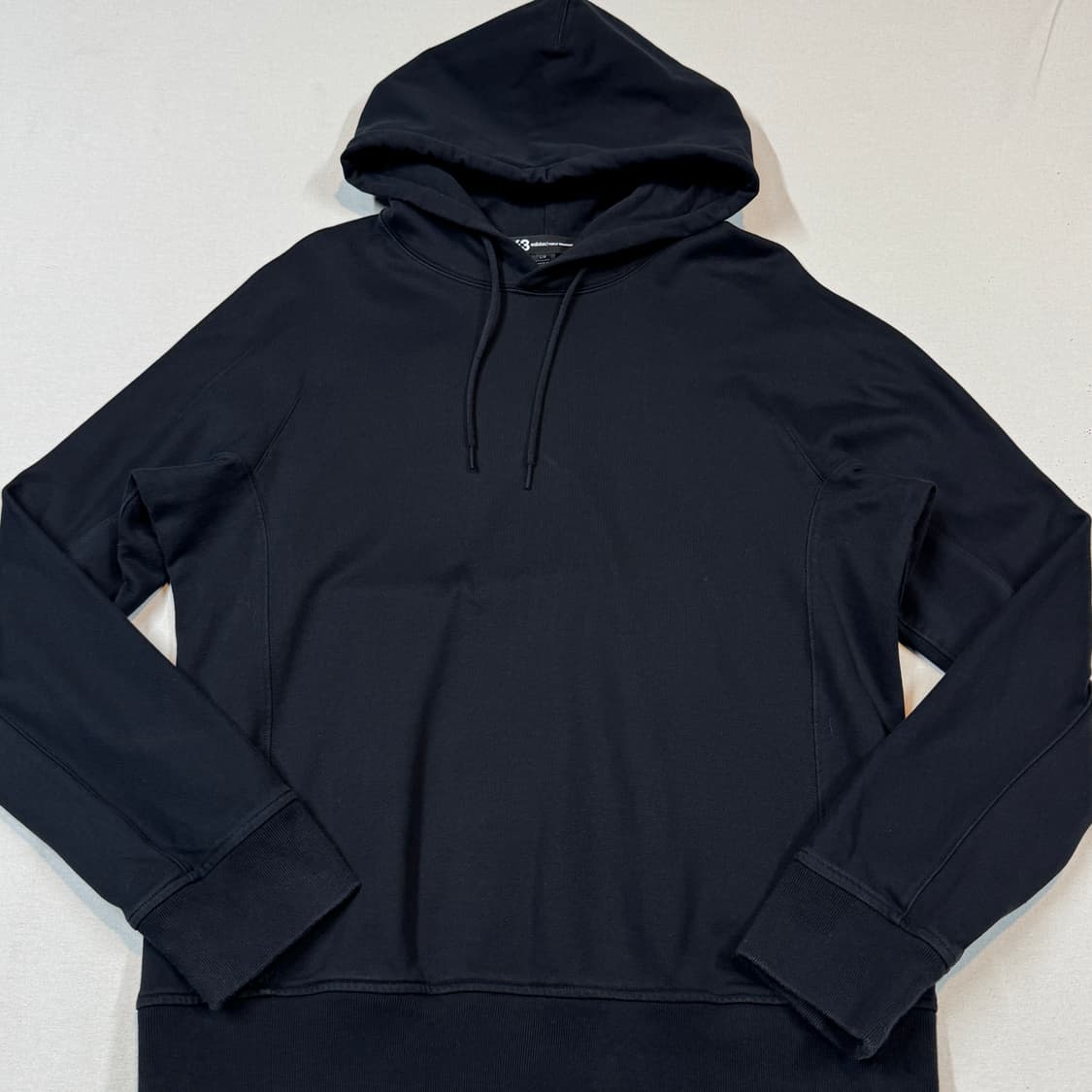L) Y-3 요지야마모토 아디다스 블랙 후드티 상품이미지3