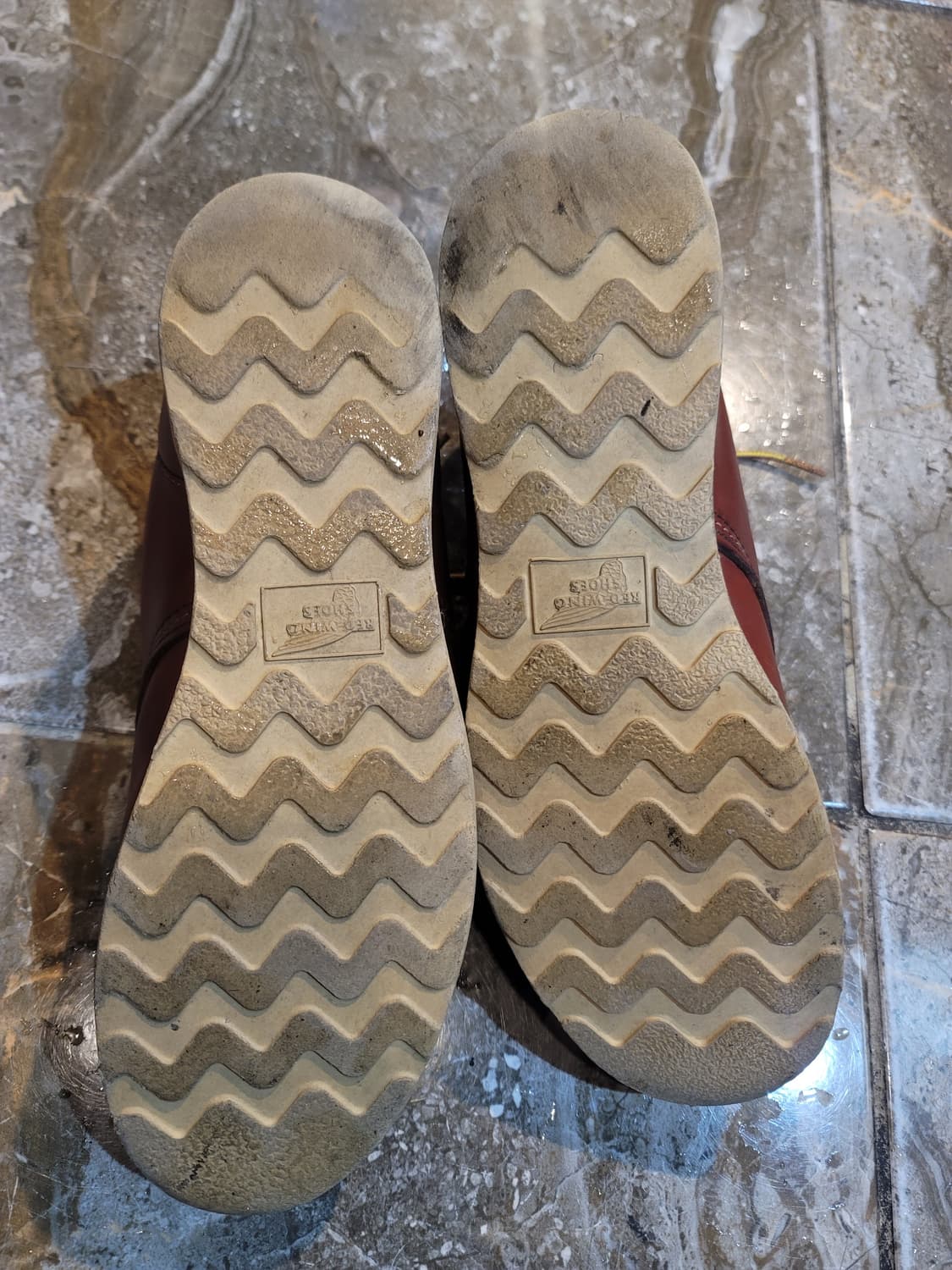 레드 윙 부츠  브라운계 레더 USA제 6-INCH 9105 상품이미지4