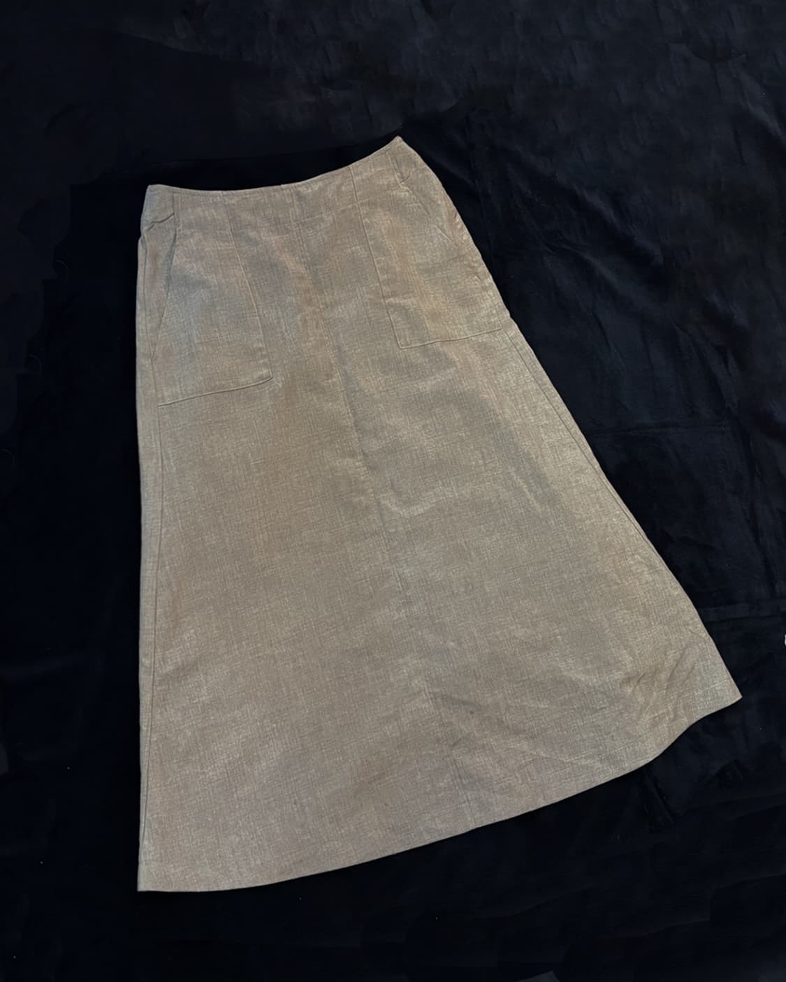 일본빈티지 카케 롱스커트 상품이미지2