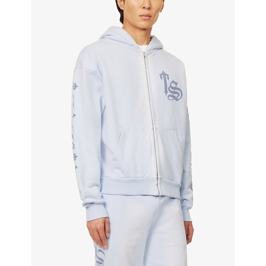 트랩스타 후드집업 민트 블루 크롬하츠 베이프 빈티지 상품이미지5