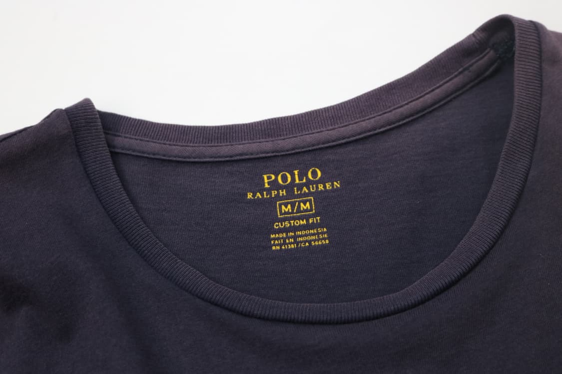 폴로 랄프로렌 레드 포니 네이비 반팔티셔츠 (M) 상품이미지5