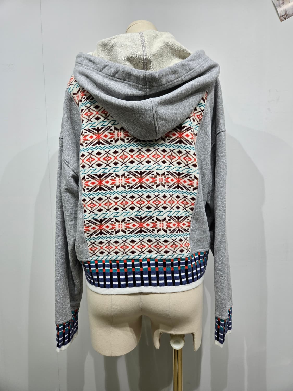 스포트 막스 패턴 후드티 그레이 막스마라 상품이미지2