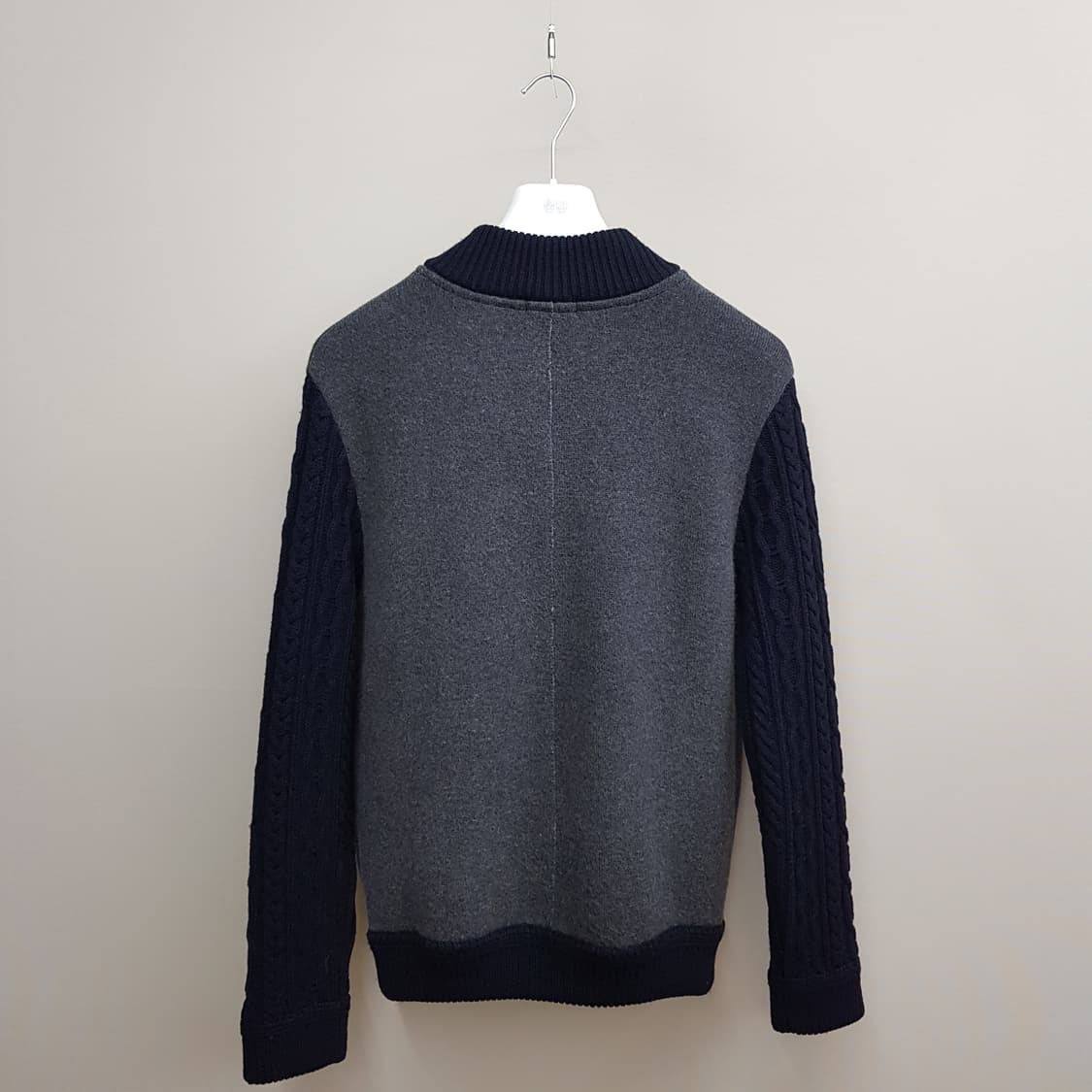 한섬 타임 니트 블루종 자켓 100사이즈 상품이미지3