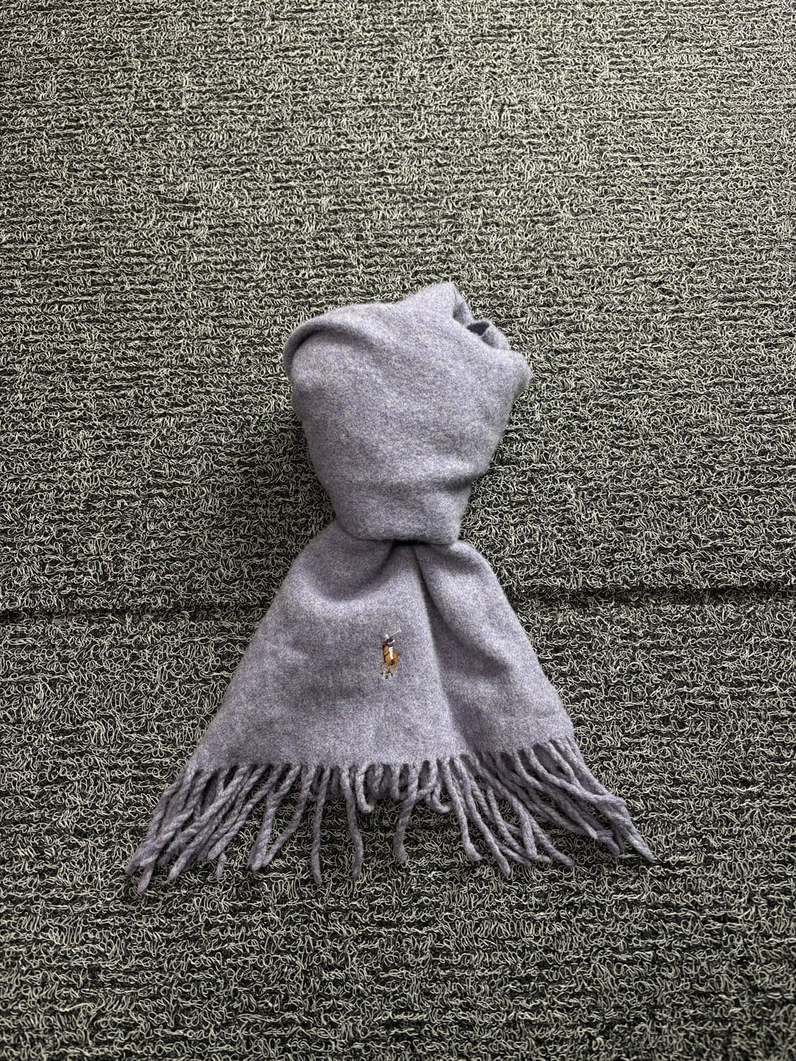 폴로 랄프로렌 퍼플 램스 울 머플러 2987 상품이미지2