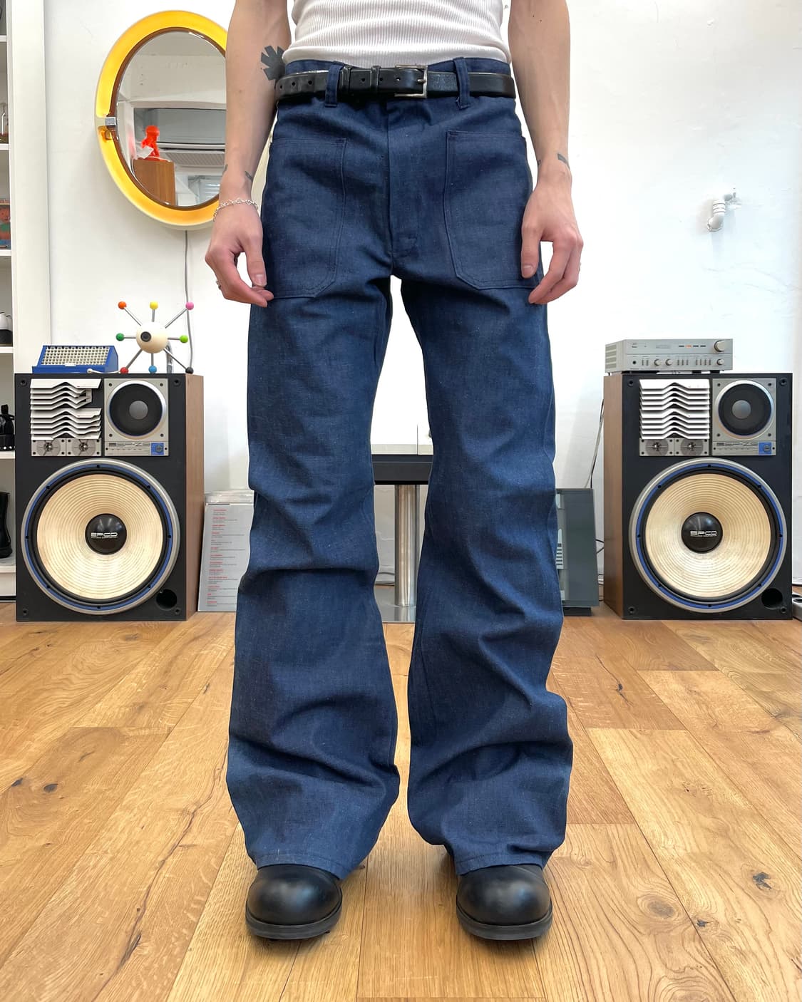 [31] 80s 벨바텀 데님 팬츠 상품이미지2