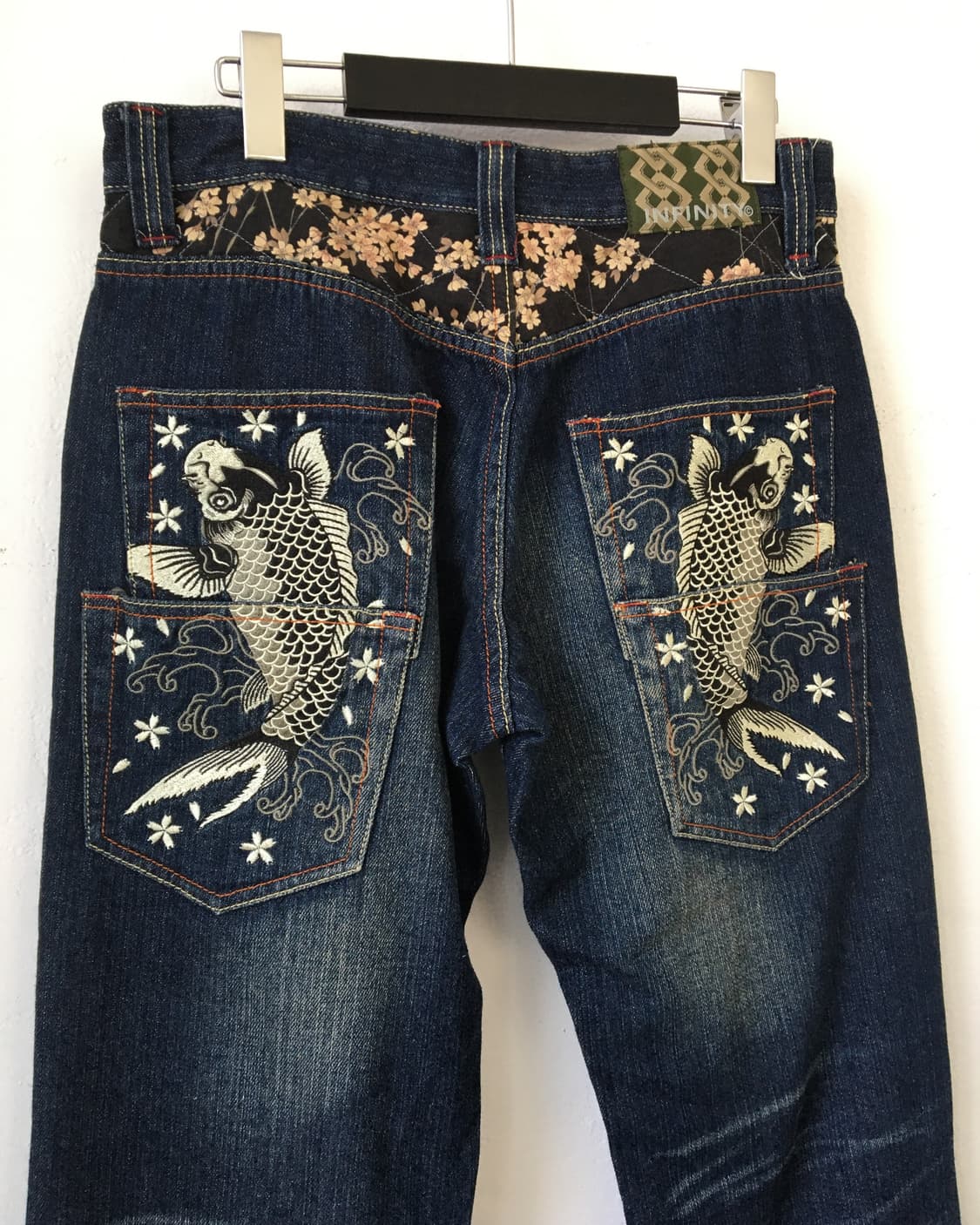 Oriental patch point denim pants 상품이미지3