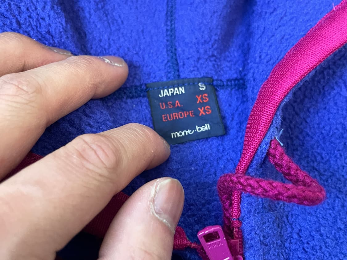 97~02s 몽벨 몽벨 폴라라이트  플리스 집업 J03424 상품이미지4