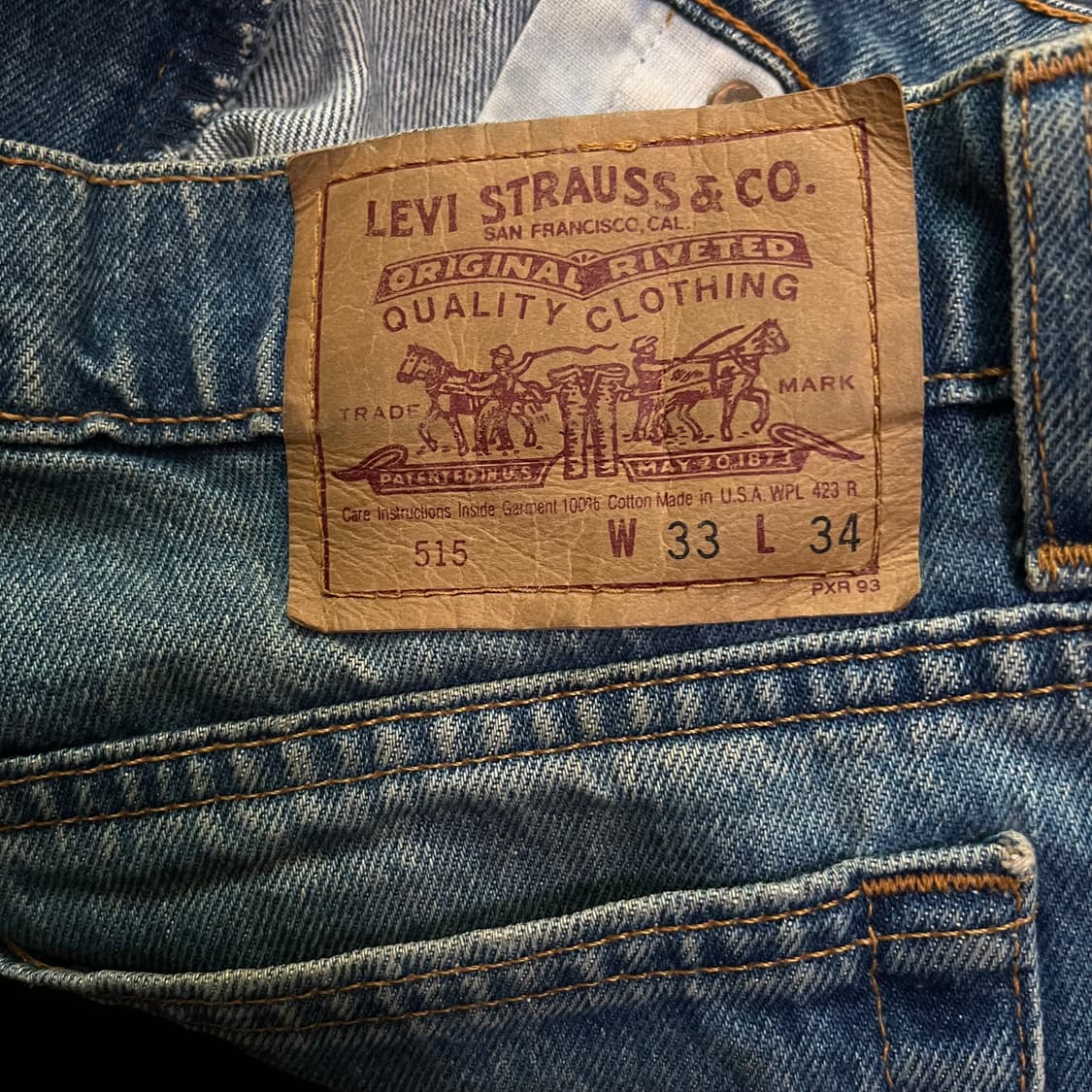 90s (USA) 빈티지 리바이스 데님(실측확인) 상품이미지7