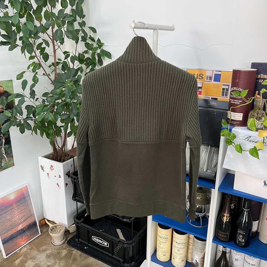 몽클레어 풀오버 하프집업 니트 M 상품이미지4