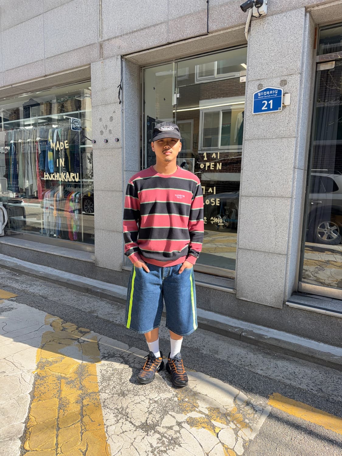 SUPREME stripe twill crewneck 상품이미지10