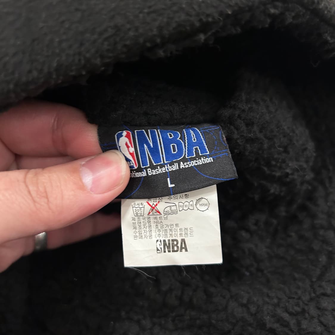 NBA 시카고불스 레더로고 플리스 베스트 상품이미지3