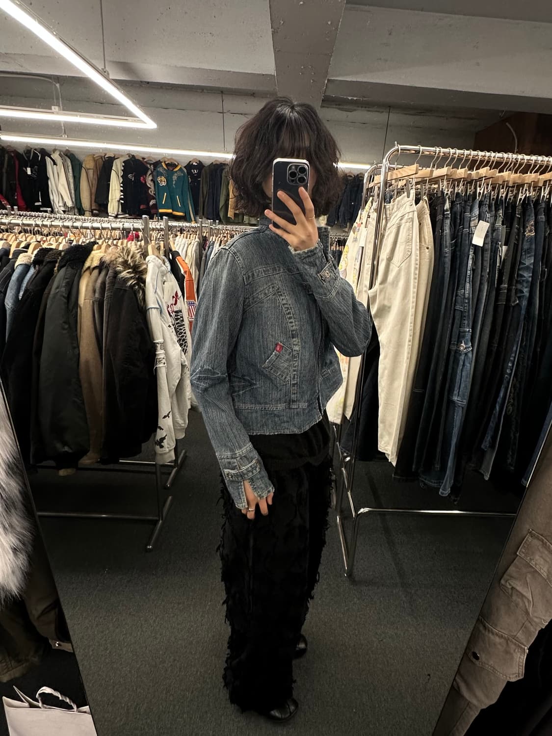 2XL)FUBU 빈티지 중청 데님자켓 상품이미지2