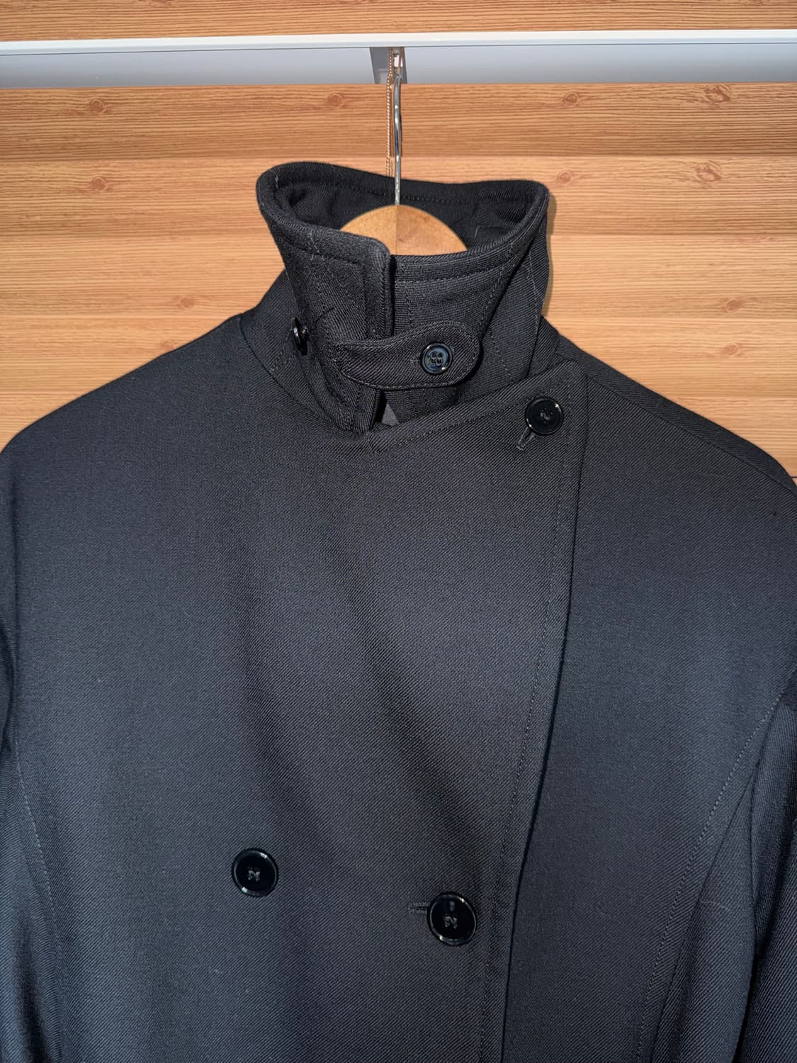 메종마르지엘라 하이넥 더블브레스티드 코트 상품이미지3