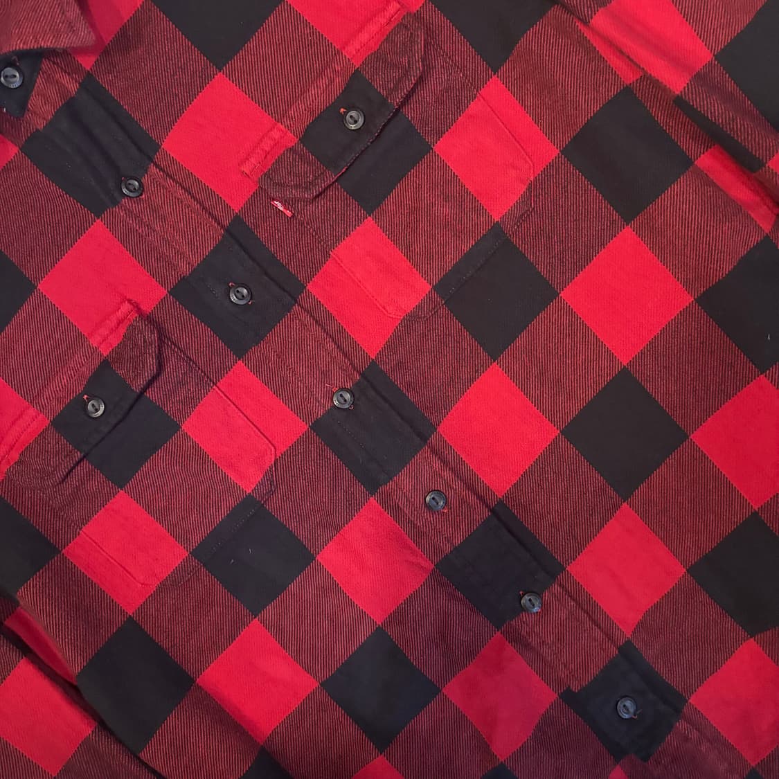 리바이스 버팔로 체크 셔츠 상품이미지5