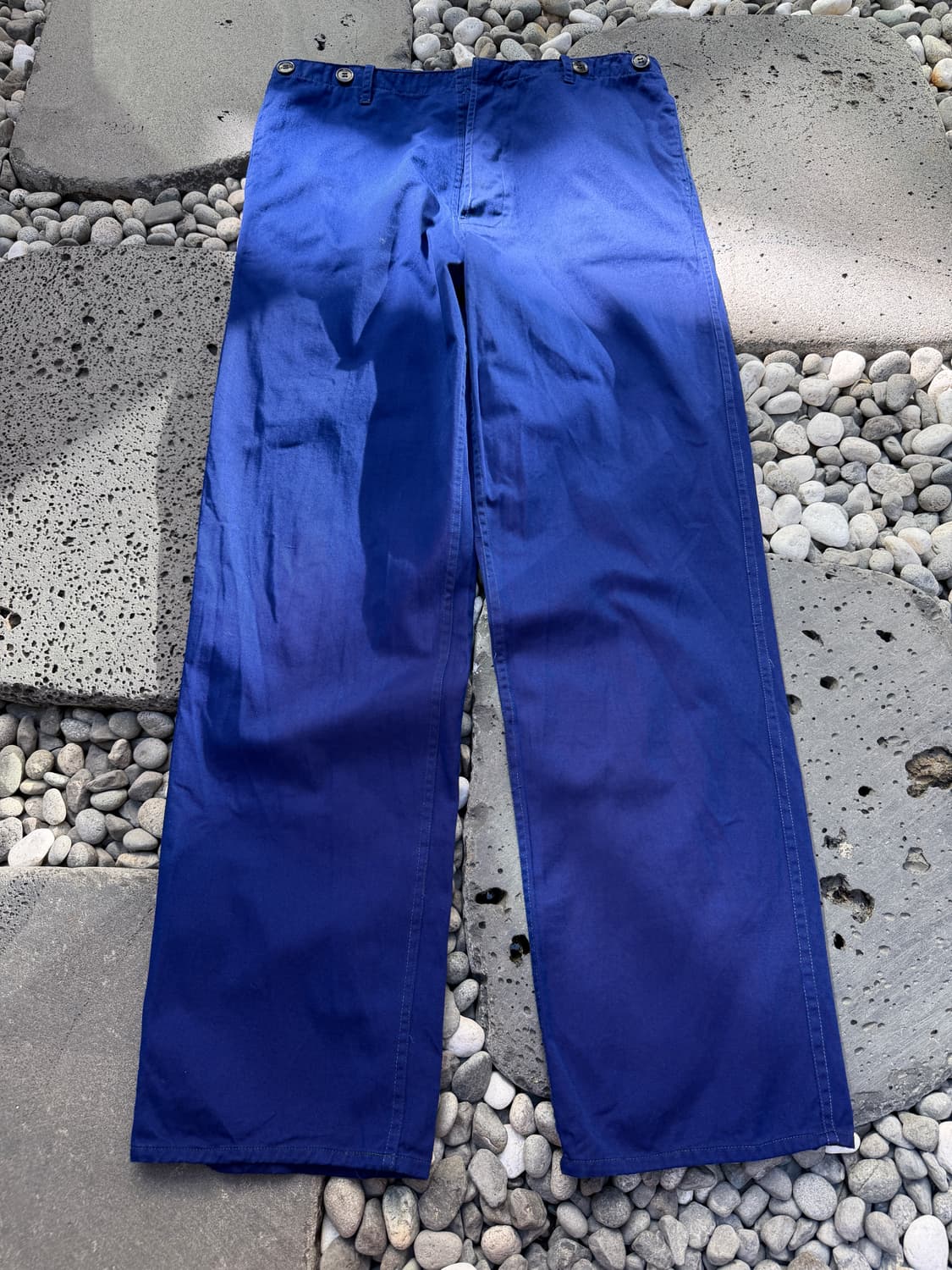 1980s FRIENDSHIP NAVY INK BLUE 프렌치워크팬츠 상품이미지1