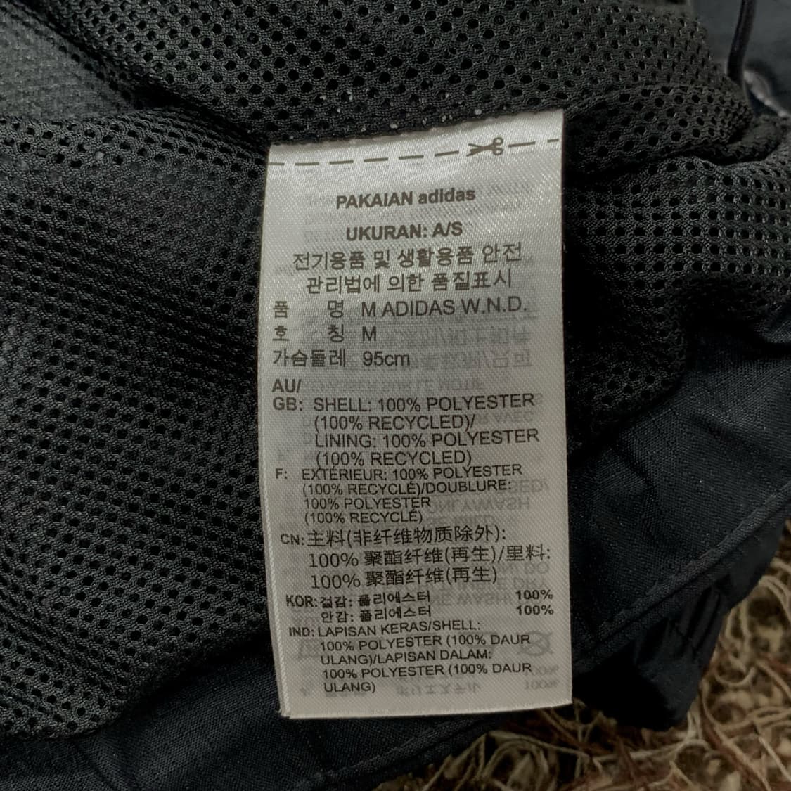M 아디다스 윈드브레이커 투웨이 후드 바람막이 자켓 상품이미지7